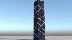Skyscraper 5 Low-poly  3D model