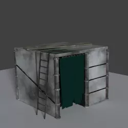 Small Barrack 1 3D model