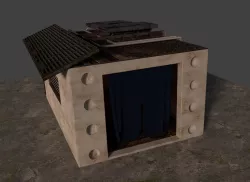 Small barrack 2 3D model
