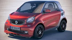 Smart ForTwo Brabus 2018 3D model