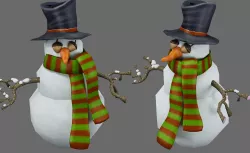 snowman 3D model