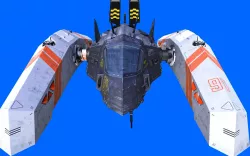 spaceship 3D model