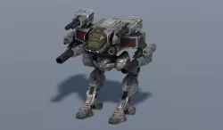 Spectre BattleMech Low-poly  3D model