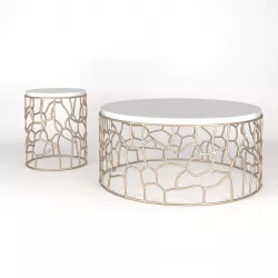 Squire Cocktail Table and End Table  3D model