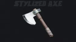 Stylized Axe - Game Asset Low-poly 3D model