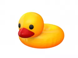 Swimming Ring Duck 3D model