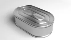 Tin Can - Flat 3D model