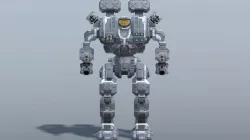 Titan BattleMech Low-poly  3D model