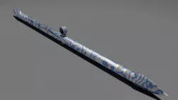 Traditional Weapon Emei Piercer Low-poly  3D model