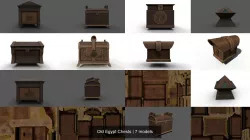 Treasure Chests 3D Model Collection