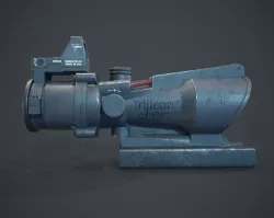 Trijicon ACOG scope Low-poly  3D model