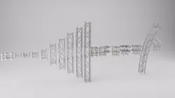 Truss 29cm  3D model