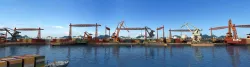 Urban Dock warehouse loading and unloading crane 3D model
