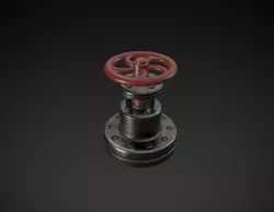 Valve Low-poly  3D model