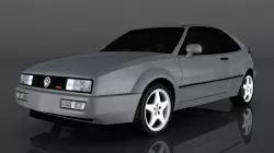 Volkswagen Corrado VR6 Low-poly  3D model