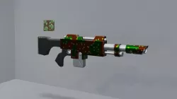 Warhammer 40K Galaxy Pattern Lasgun Model And Texture Pack 3D model