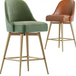 West Elm-Counter Stool 3D model