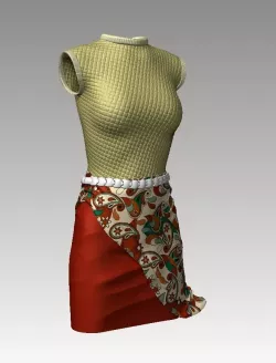 Women outfit 3D model
