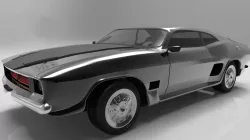 1967  Fastback 3D model