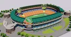 Aloha Stadium - Hawaii Low-poly  3D model