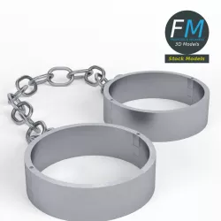 Ankle shackles 3D model