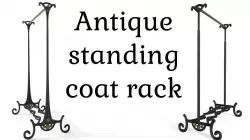 Antique Standing Coat Rack Low-poly  3D model