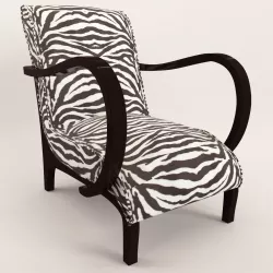 Armchair - Art Deco 1940 3D model