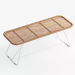 Bare Bamboo Bench 3D model
