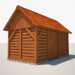 Barn cartoon 3D model