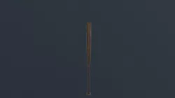 Baseball bat survival Low-poly  3D model