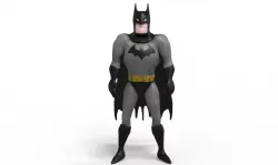 Batman Cartoon Low-poly  3D model
