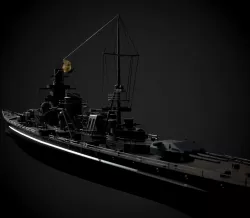 Battleship 3D model
