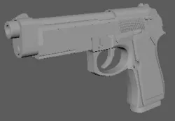 Beretta M9A1 3D model