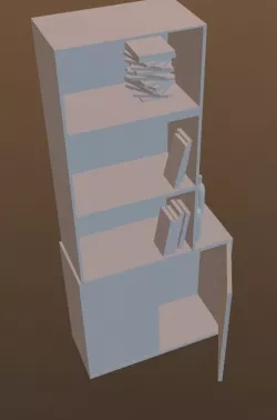 Bookcase 3D model