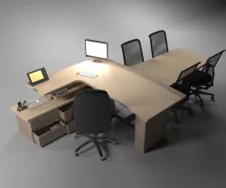 Boss table 3D model