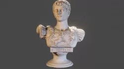 Bust of Caesar Augustus 3D model