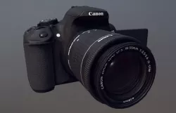 camera canon 700d 3D model