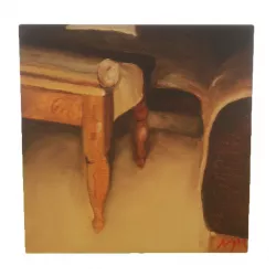 Canvas - Table Low-poly  3D model