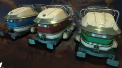 Carnival Roller Coaster Carts Low-poly  3D model