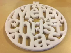 Christmas Tree Ornament - Merry Christmas