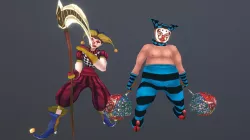 Clown monster Low-poly  3D model