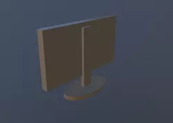 computer screen 3D model
