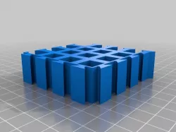 cryo rack using interlocking grid design