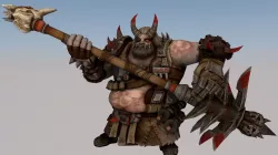Demon Man Low-poly  3D model