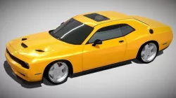 Dodge Challenger SRT Hellcat Low-poly  3D model