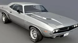  Dodge Charger 1969 custom 3D Model Low-poly  3D model