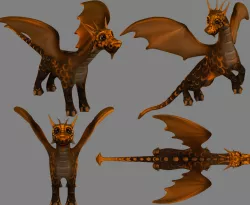 dragon 3D model