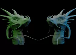 Dragon Head 3D model