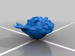 Dragon head - experiment with Sculptris