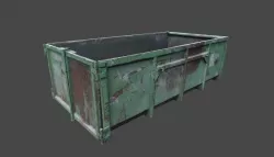 Dumpster Low-poly  3D model